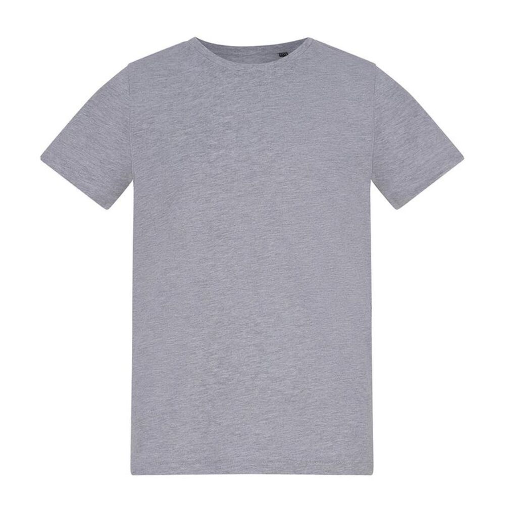 Awdis Childrens/Kids Plain T-Shirt / Heather Grey